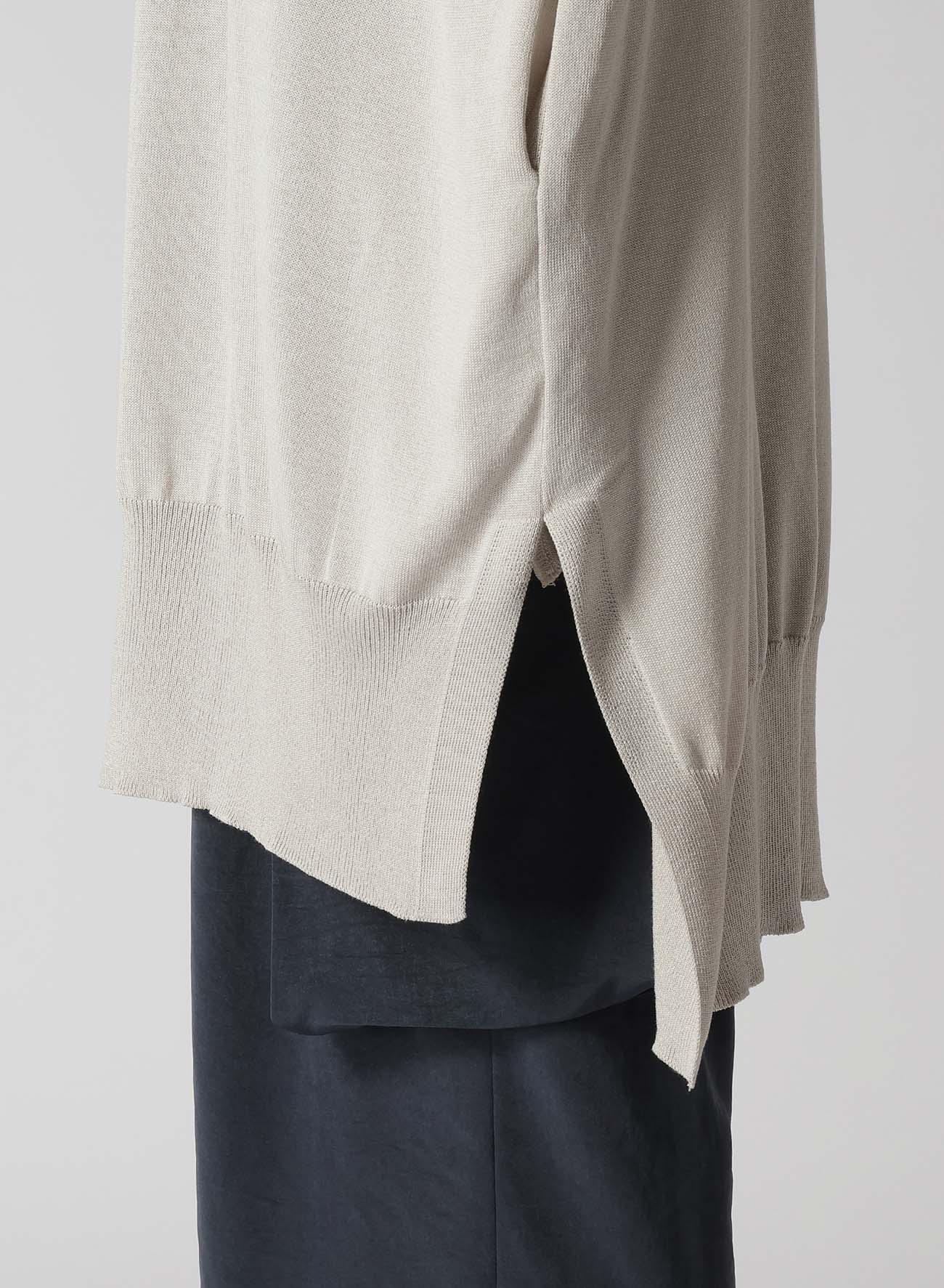 SHIRT SLEEVE LINING JERSEY KNIT DRESS