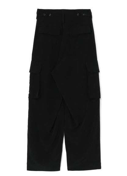 CREPE de CHINE CARGO PANTS