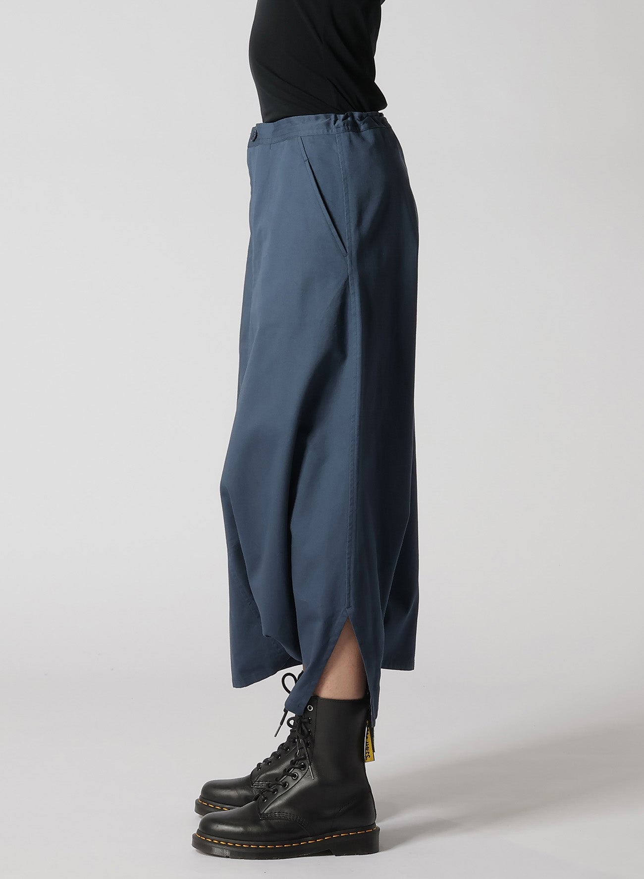 [Y's BORN PRODUCT] COTTON TWILL SKIRT PANTS