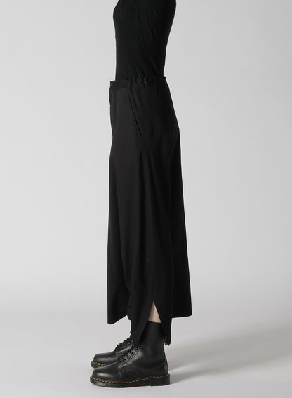 [Y's BORN PRODUCT] COTTON TWILL SKIRT PANTS