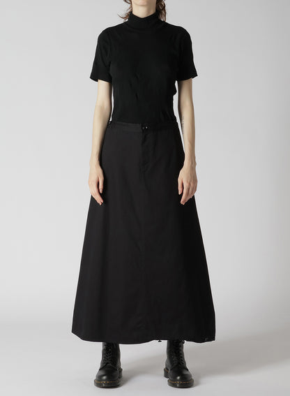 [Y's BORN PRODUCT] COTTON TWILL SKIRT PANTS