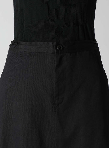 [Y's BORN PRODUCT] COTTON TWILL SKIRT PANTS