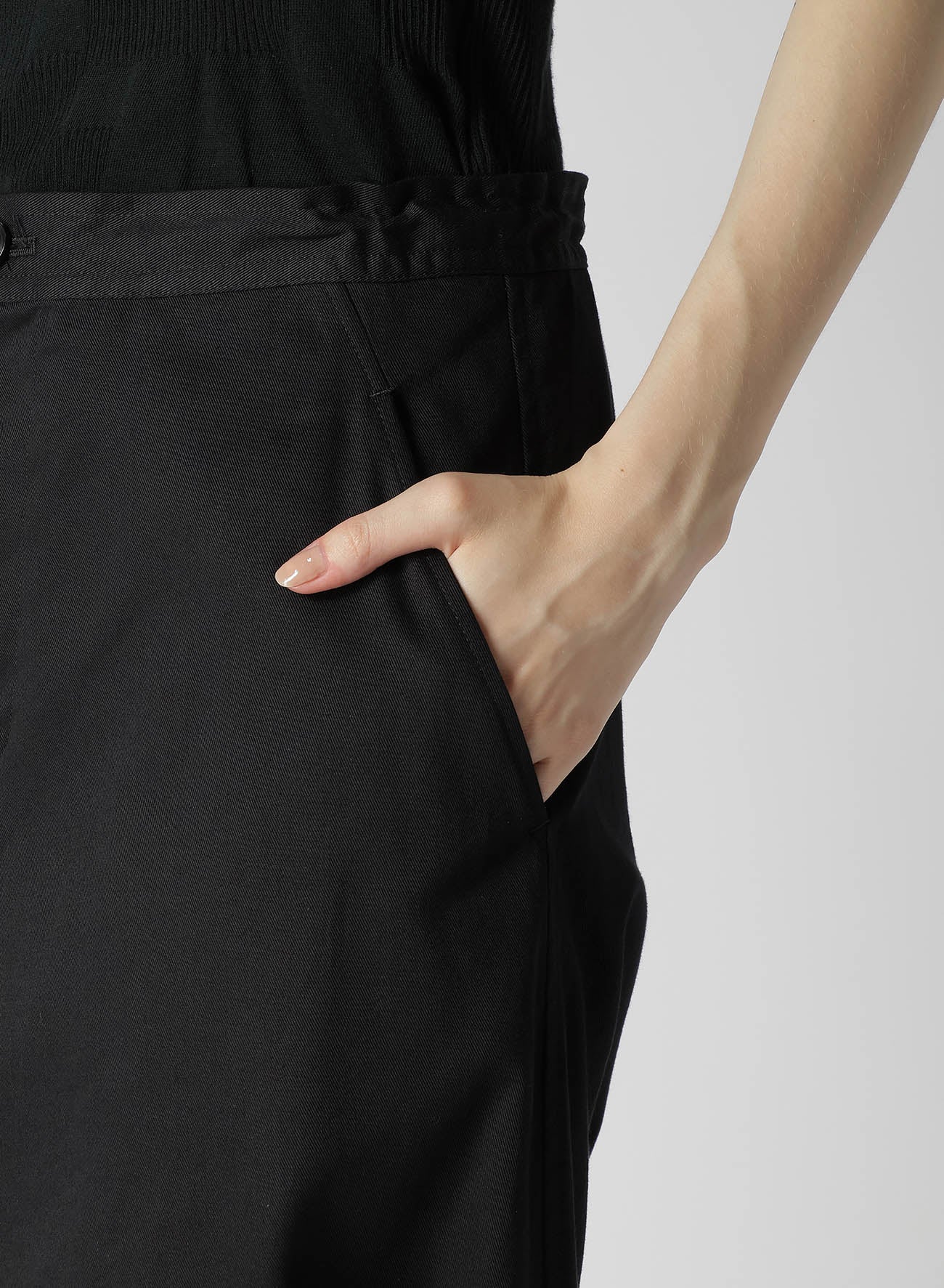 [Y's BORN PRODUCT] COTTON TWILL SKIRT PANTS