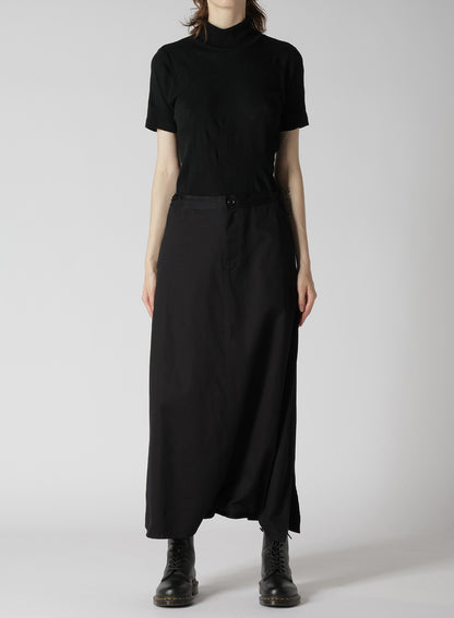 [Y's BORN PRODUCT] COTTON TWILL SKIRT PANTS