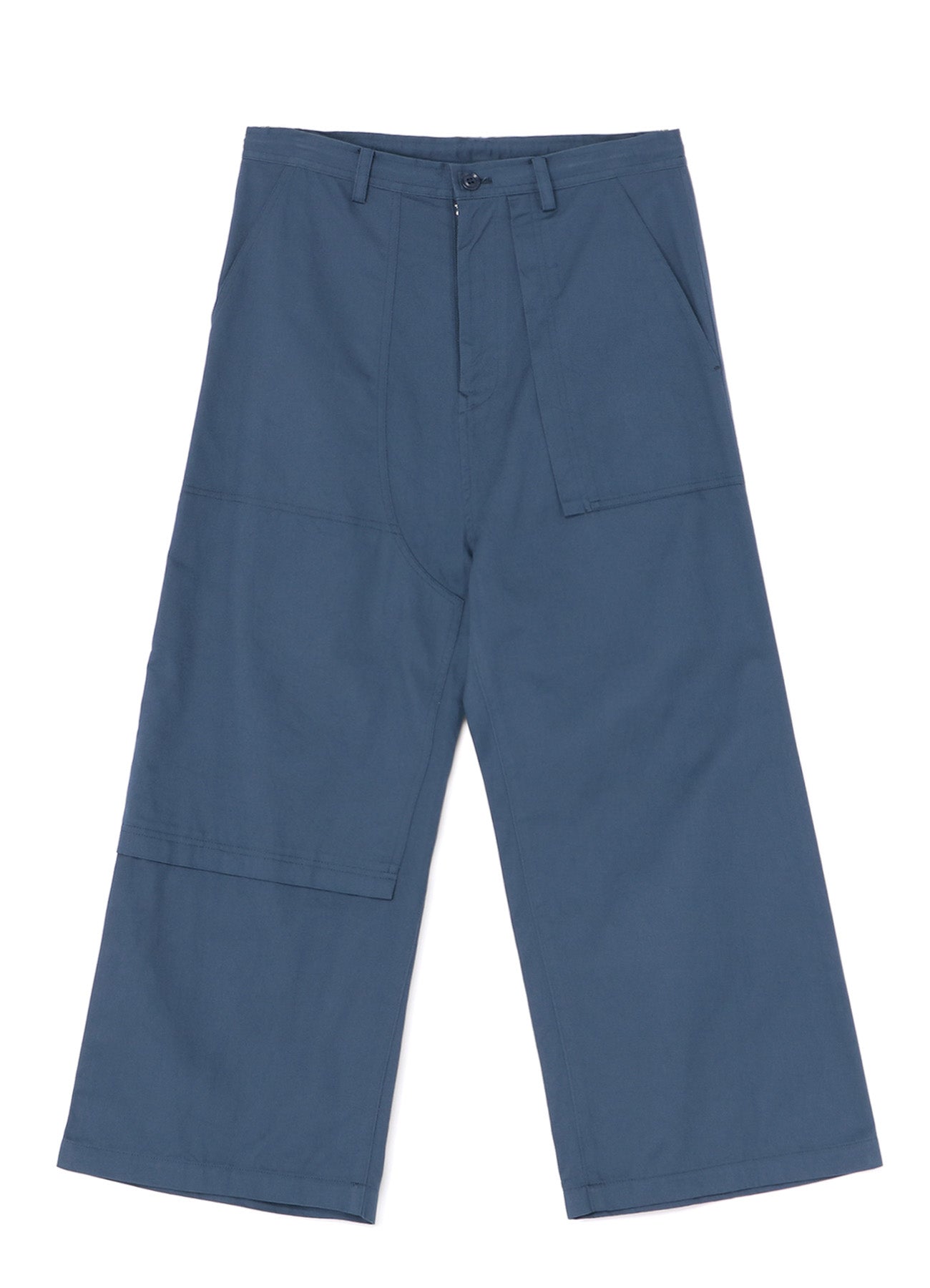 [Y's BORN PRODUCT] COTTON TWILL LONG STRAIGHT PANTS