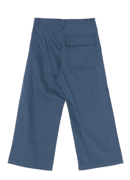 [Y's BORN PRODUCT] COTTON TWILL LONG STRAIGHT PANTS