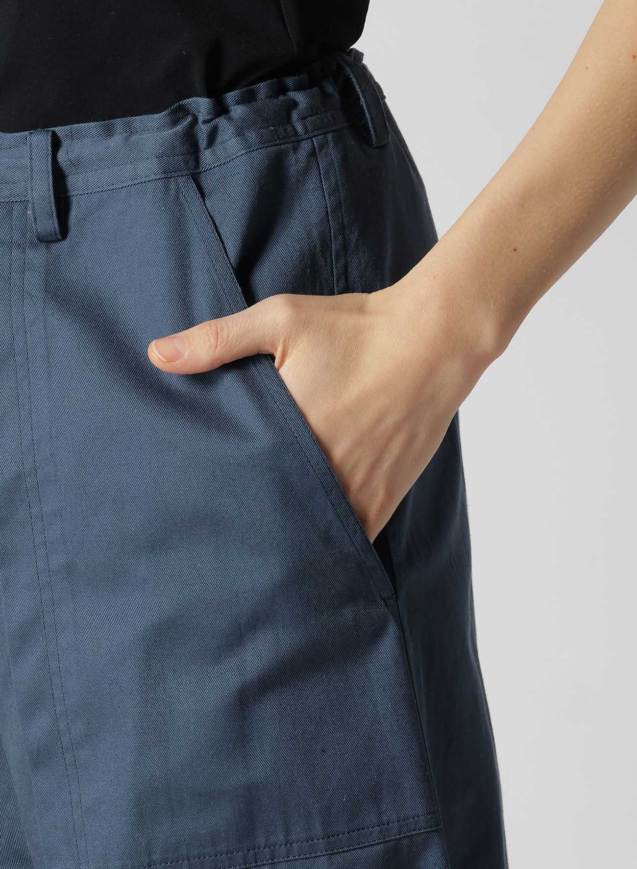 Y's BORN PRODUCT] COTTON TWILL LONG STRAIGHT PANTS – THE