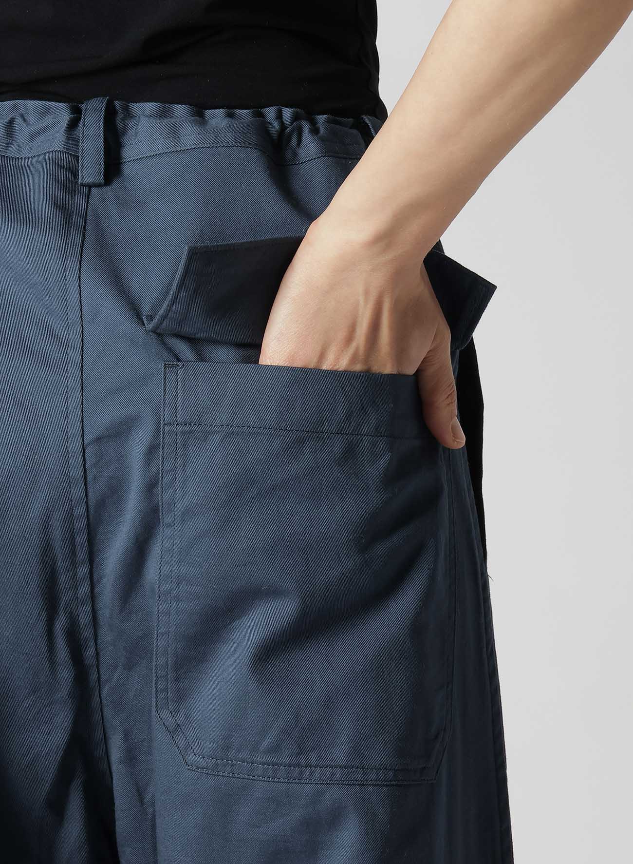 パンツ 23SS Y's COTTON TWILL SKINNY PANTS 20/COTTON TWILL HEM-SWITCHING PANTS(M Khaki): S'YTE｜THE