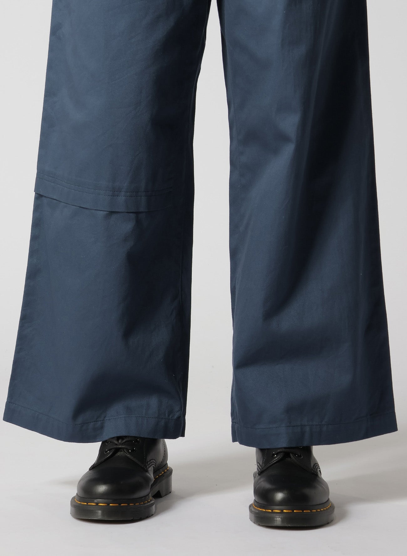 [Y's BORN PRODUCT] COTTON TWILL LONG STRAIGHT PANTS