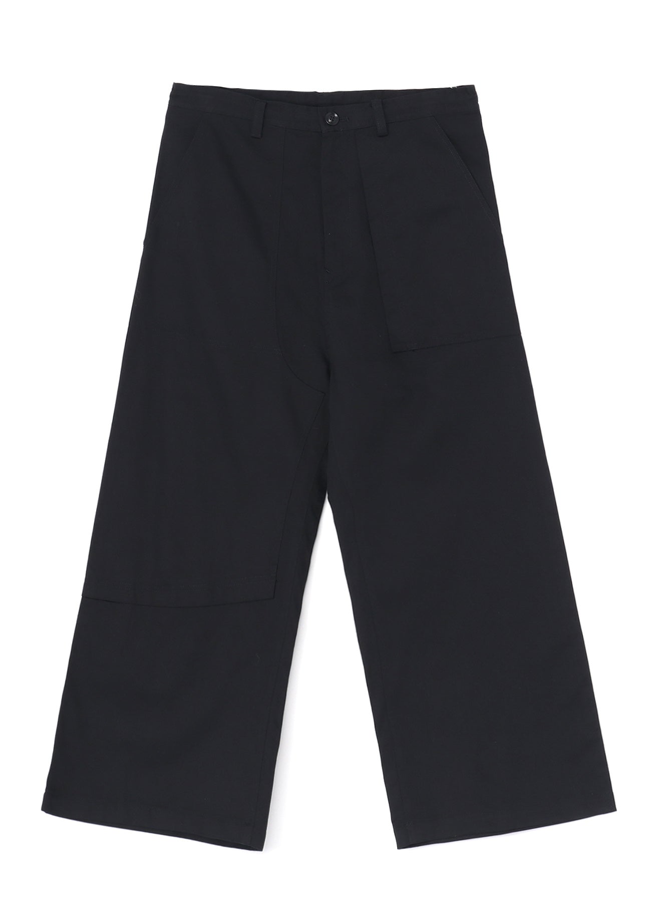 [Y's BORN PRODUCT] COTTON TWILL LONG STRAIGHT PANTS