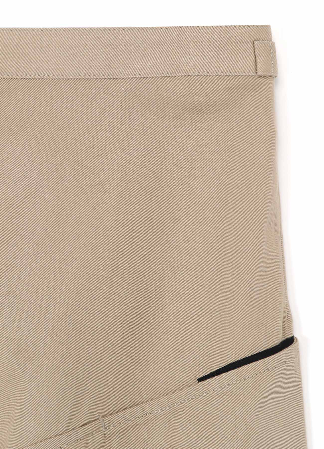 Y's BORN PRODUCT] COTTON TWILL FLARE GUSSET FLARE SKIRT – THE SHOP