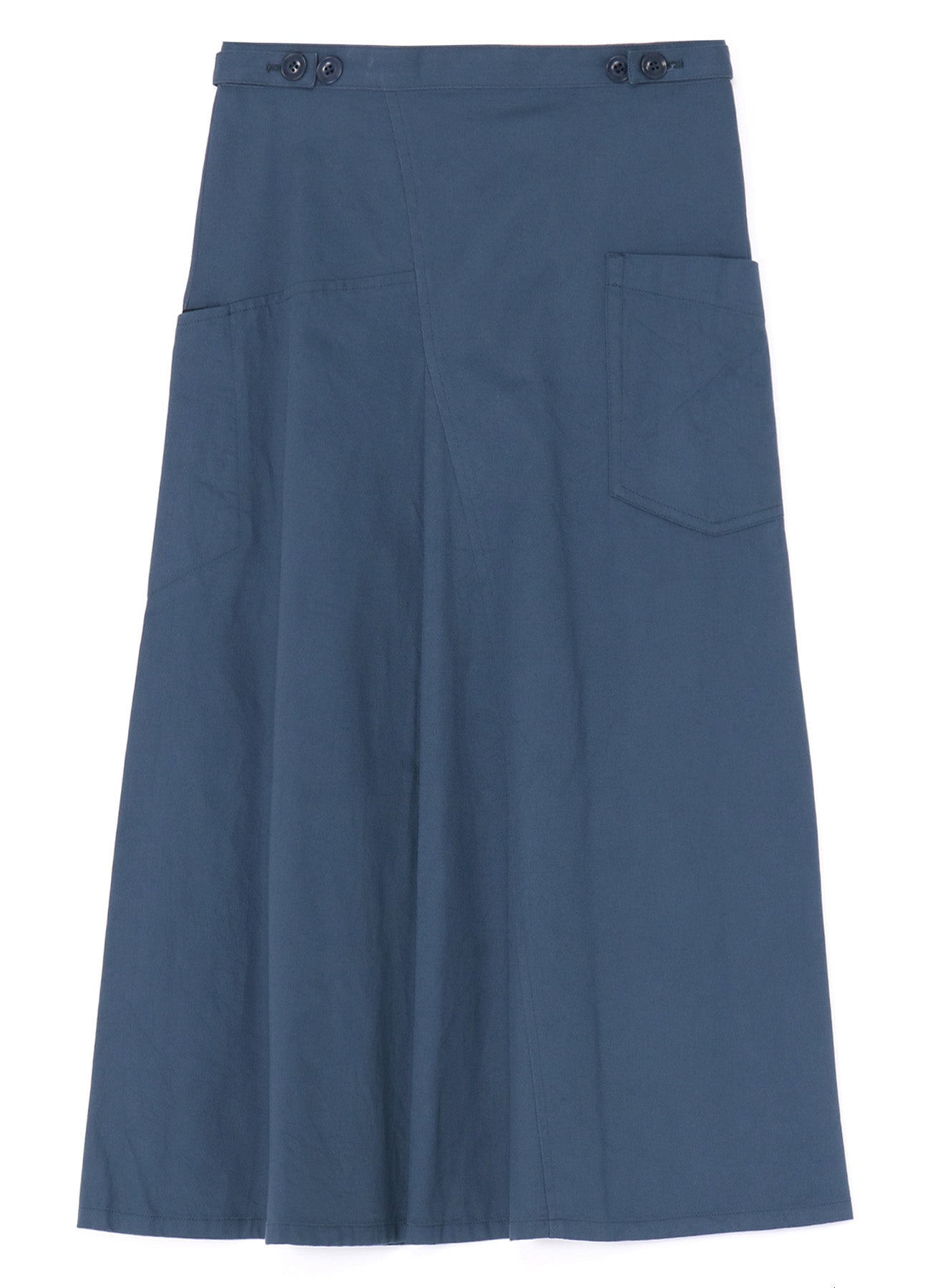 [Y's BORN PRODUCT] COTTON TWILL FLARE GUSSET FLARE SKIRT