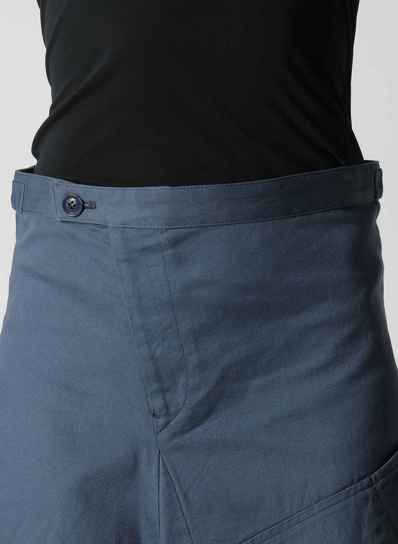 [Y's BORN PRODUCT] COTTON TWILL FLARE GUSSET FLARE SKIRT