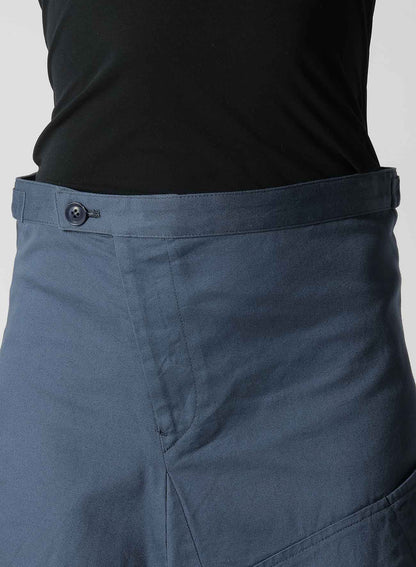 [Y's BORN PRODUCT] COTTON TWILL FLARE GUSSET FLARE SKIRT