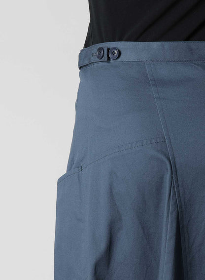 [Y's BORN PRODUCT] COTTON TWILL FLARE GUSSET FLARE SKIRT