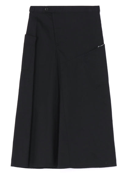 [Y's BORN PRODUCT] COTTON TWILL FLARE GUSSET FLARE SKIRT