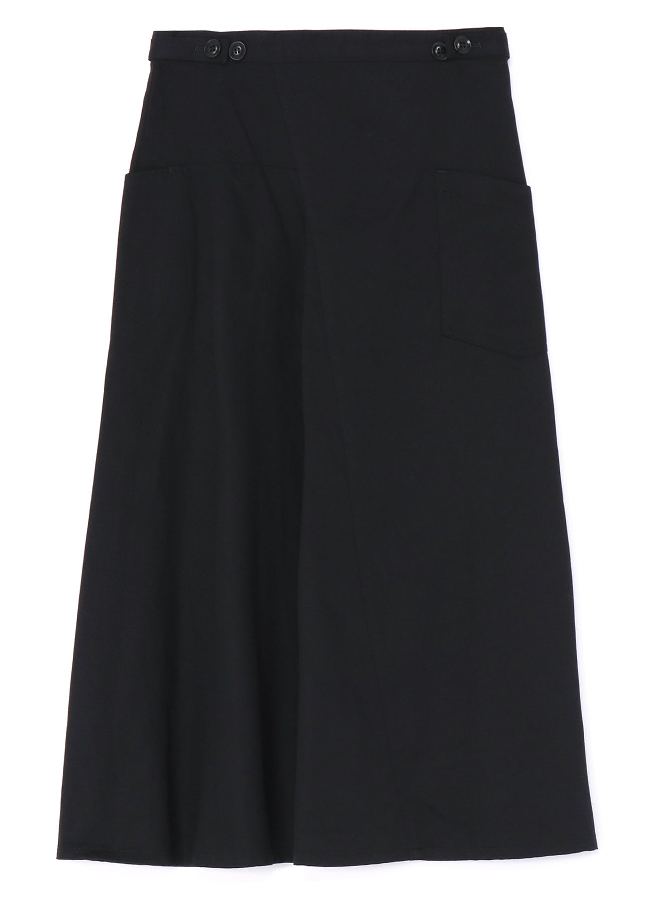 [Y's BORN PRODUCT] COTTON TWILL FLARE GUSSET FLARE SKIRT