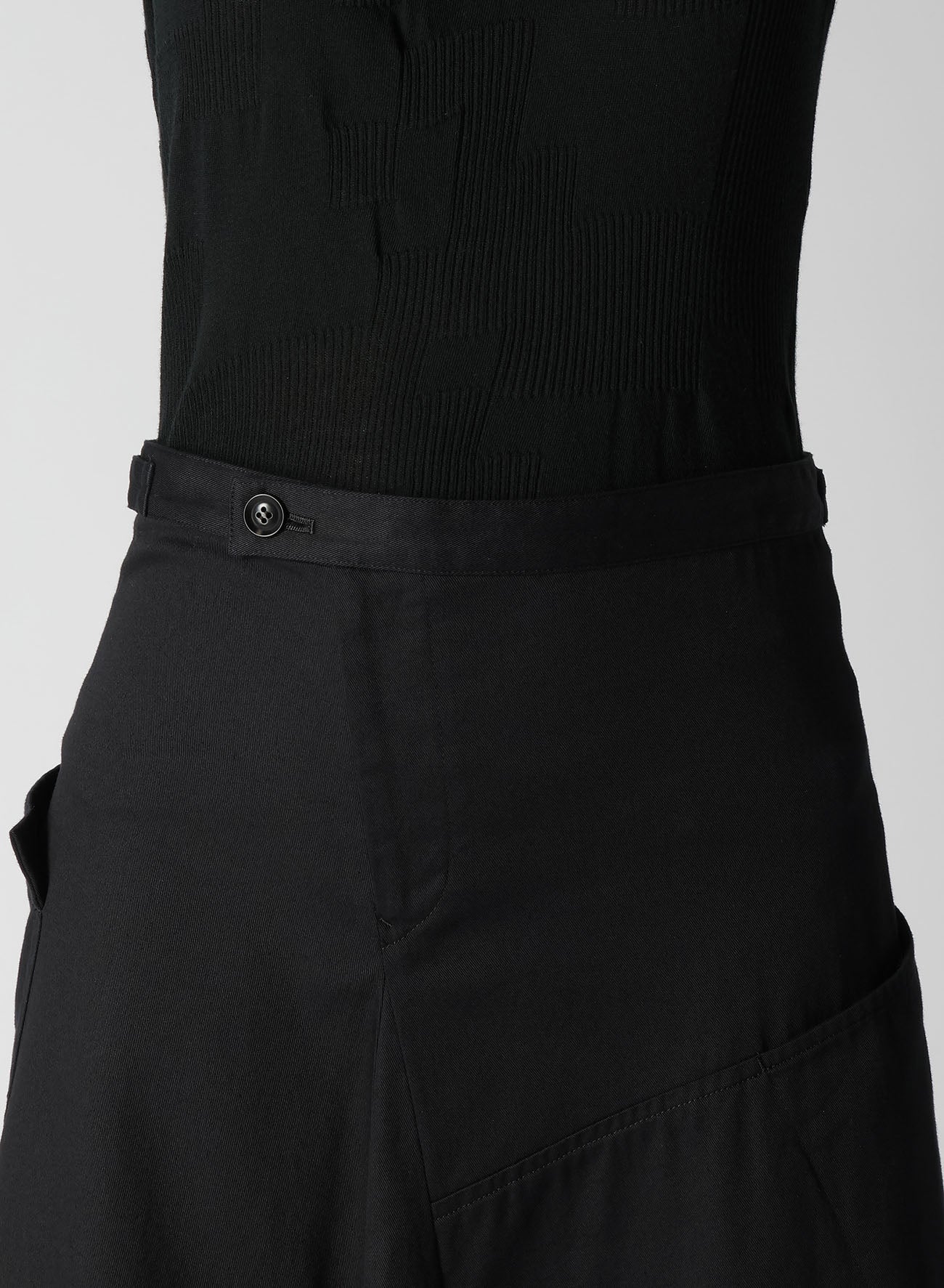 Y's BORN PRODUCT] COTTON TWILL FLARE GUSSET FLARE SKIRT – THE SHOP