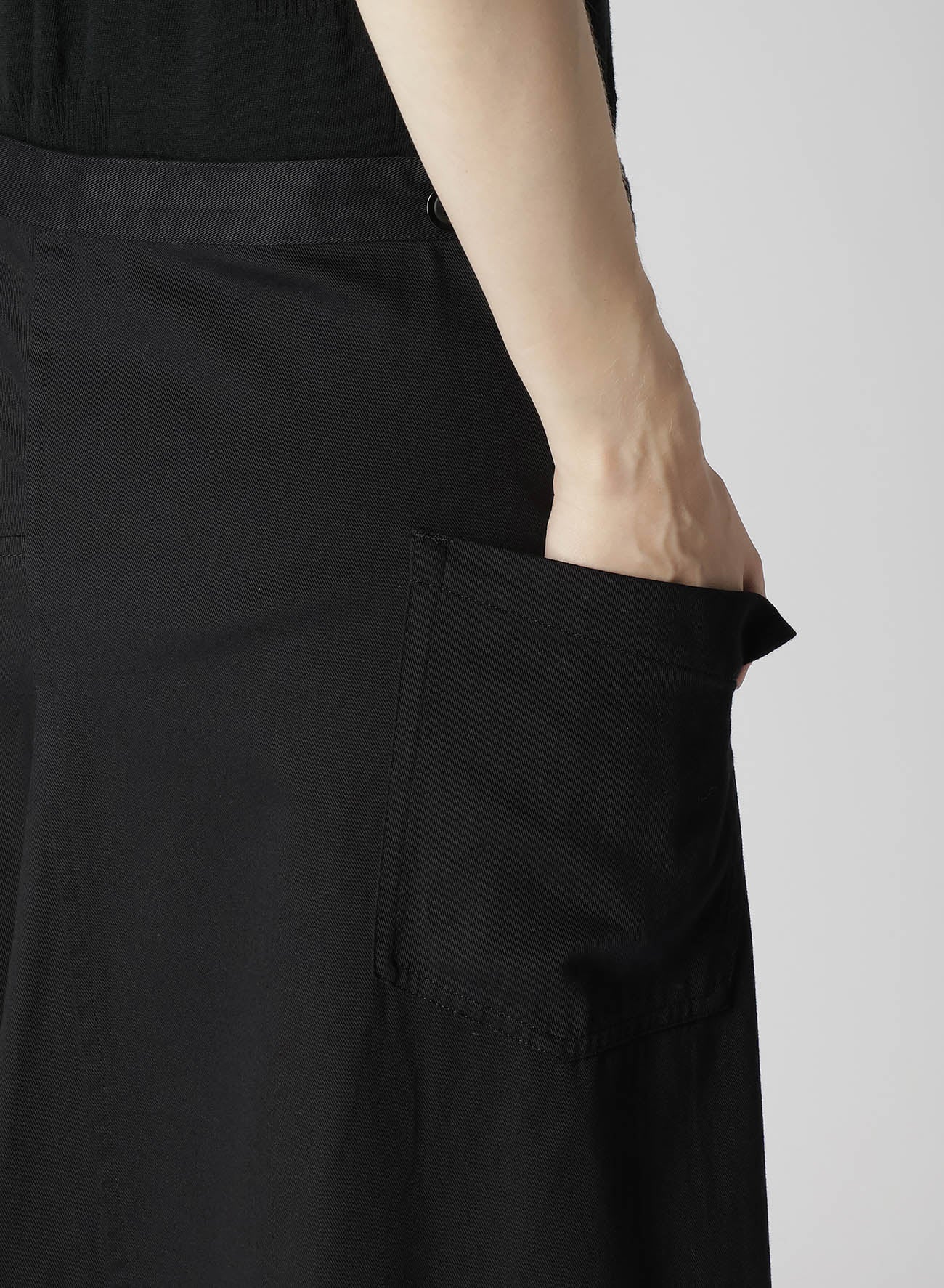 Y's BORN PRODUCT] COTTON TWILL FLARE GUSSET FLARE SKIRT – THE SHOP