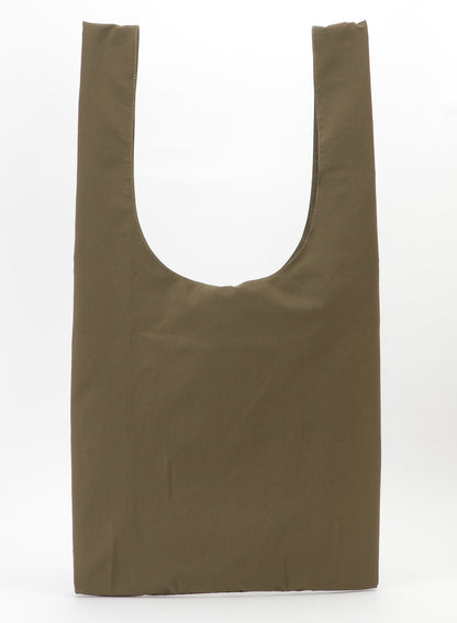 Y's EMBROIDERY TAFFETA PACKABLE TOTE BAG