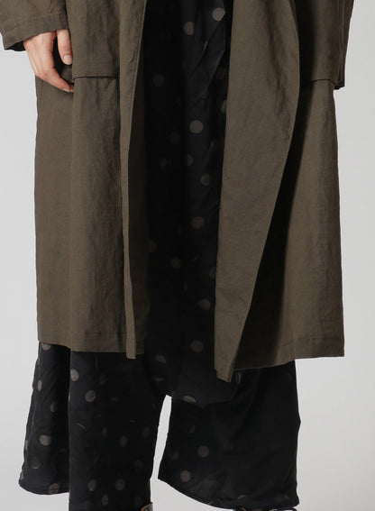 RAMIE OIL LAWN FLAP PATCH POCKET WORK COAT