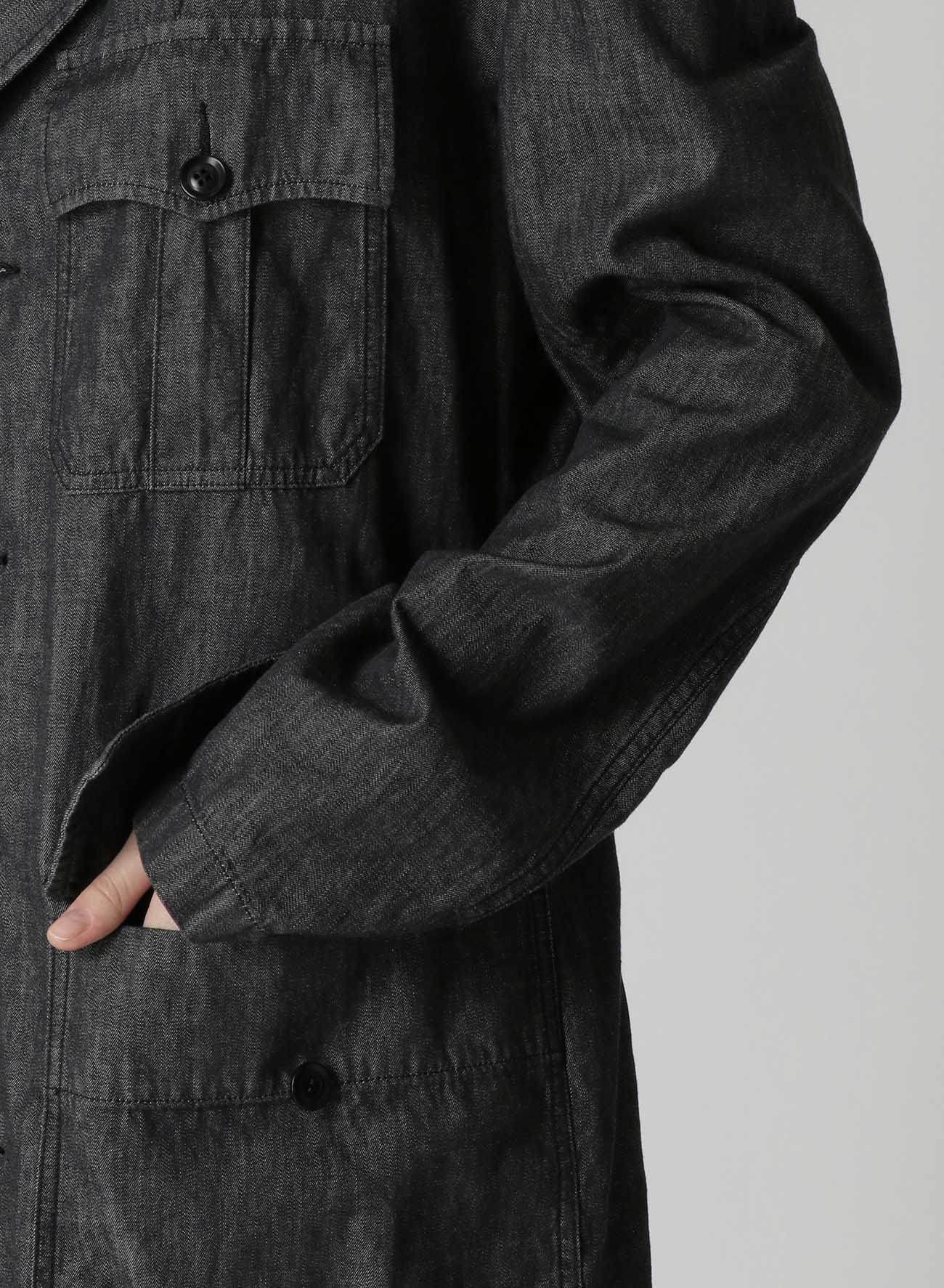 4-POCKET DENIM COAT – THE SHOP YOHJI YAMAMOTO