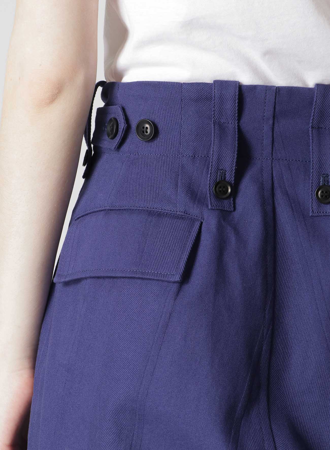 DOBBY CHINO PANTS WITH LEFT FLAP POCKET