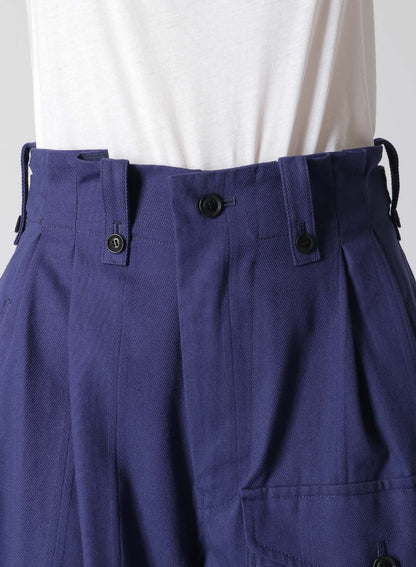 DOBBY CHINO PANTS WITH LEFT FLAP POCKET