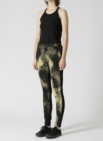 DISCHARGE PRINT LEGGINGS/PANTS