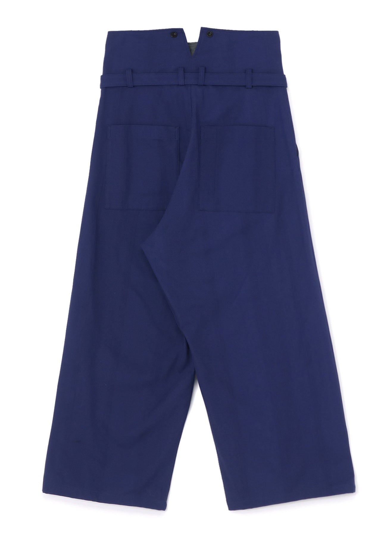 DOBBY CHINO BELTED HIGH WAIST PANTS