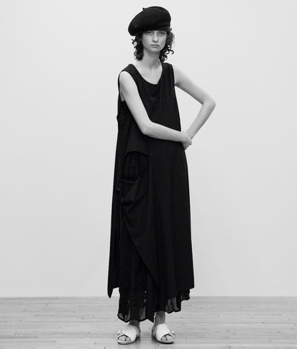 ASYMMETRIC GATHERED SKIRT