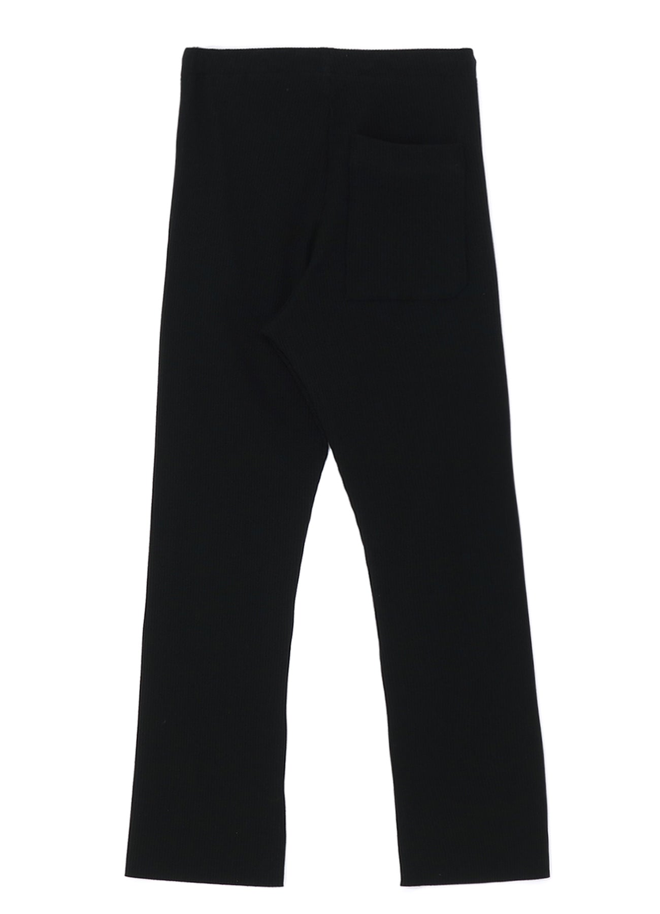 SLIM RIBBED COTTON PANTS