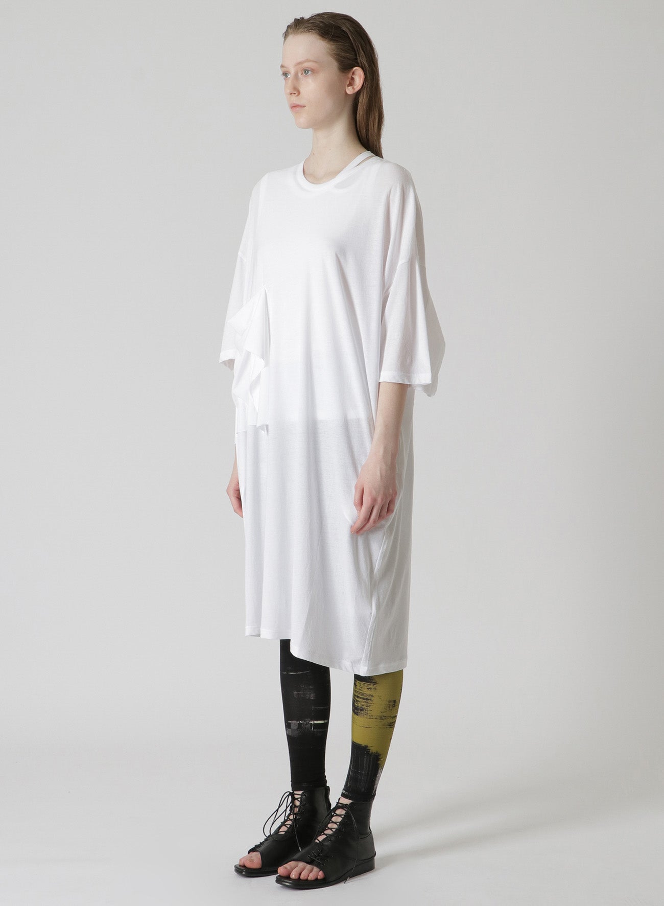 T-SHIRT DRESS WITH CHEST POCKET