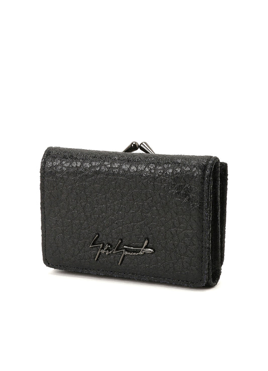 Clasp trifold wallet