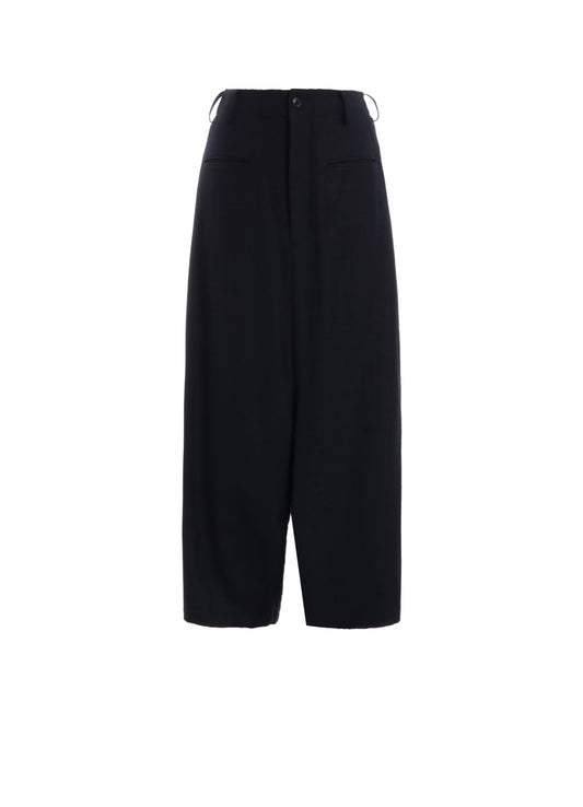 SAXONY R-BACKSIDE FLARE WIDE PANTS