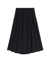 PE TAFFETA R-PANELED FLARE SKIRT