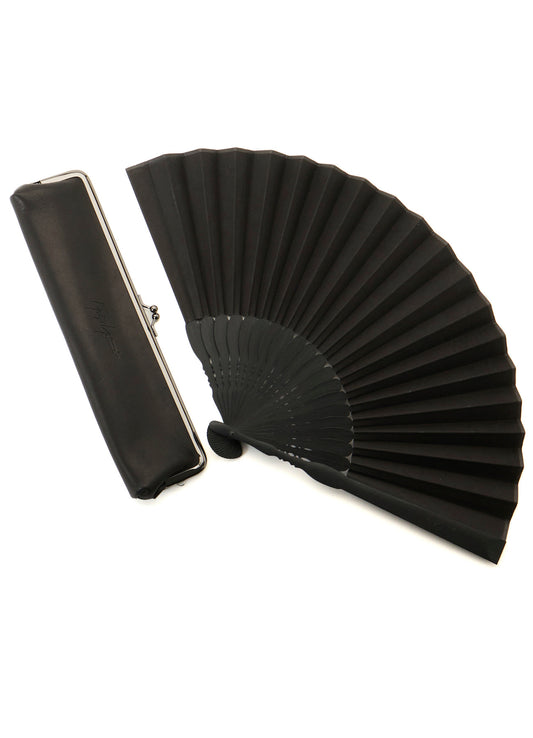 Yohji Yamamoto Leather Folding Fan