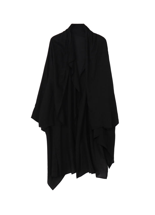 CELLULOSE LAWN ASYMMETRIC DRAPED BLOUSE