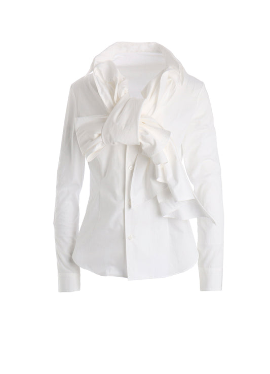 BROAD STOLE DETAIL BLOUSE