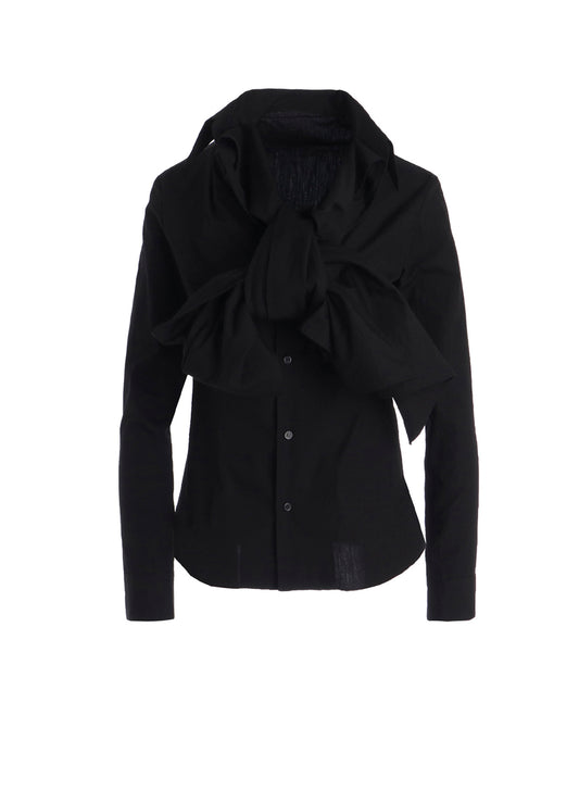 BROAD STOLE DETAIL BLOUSE