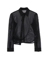 Pe/TULLE  CUFF DETAIL BLOUSE