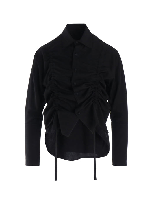 Ry/Si VOILE GATHER DETAIL SHIRT