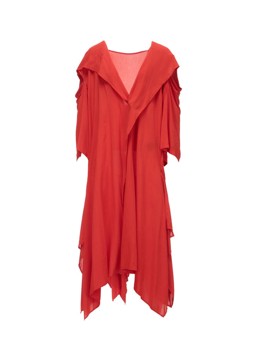 RAYON LAWN O SHOULDER COAT