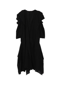 CELLULOSE LAWN O SHOULDER COAT