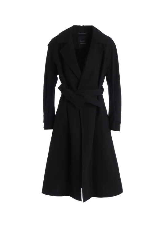C/Li POPLIN WRAP TRENCH COAT