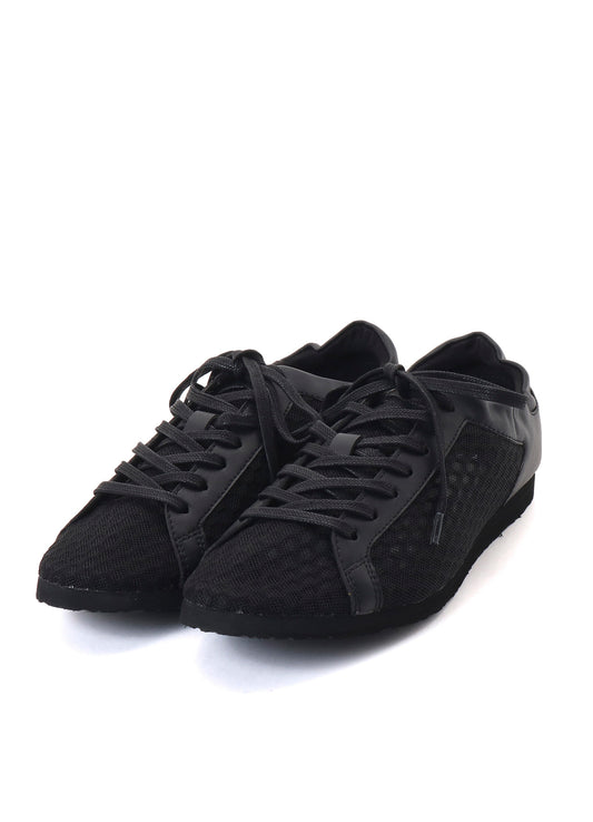 Pe Mesh Pu LEATHER LACE-UP LOW-CUT SHOES