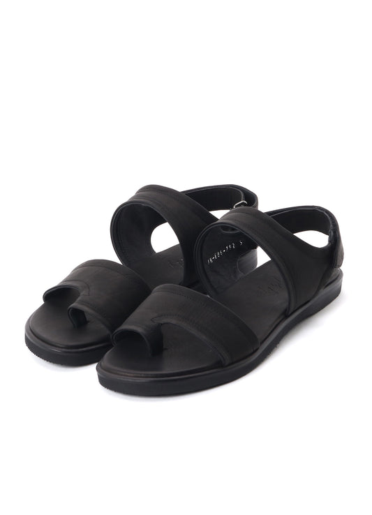 MATT OIL CALF BACK STRAP SANDALS