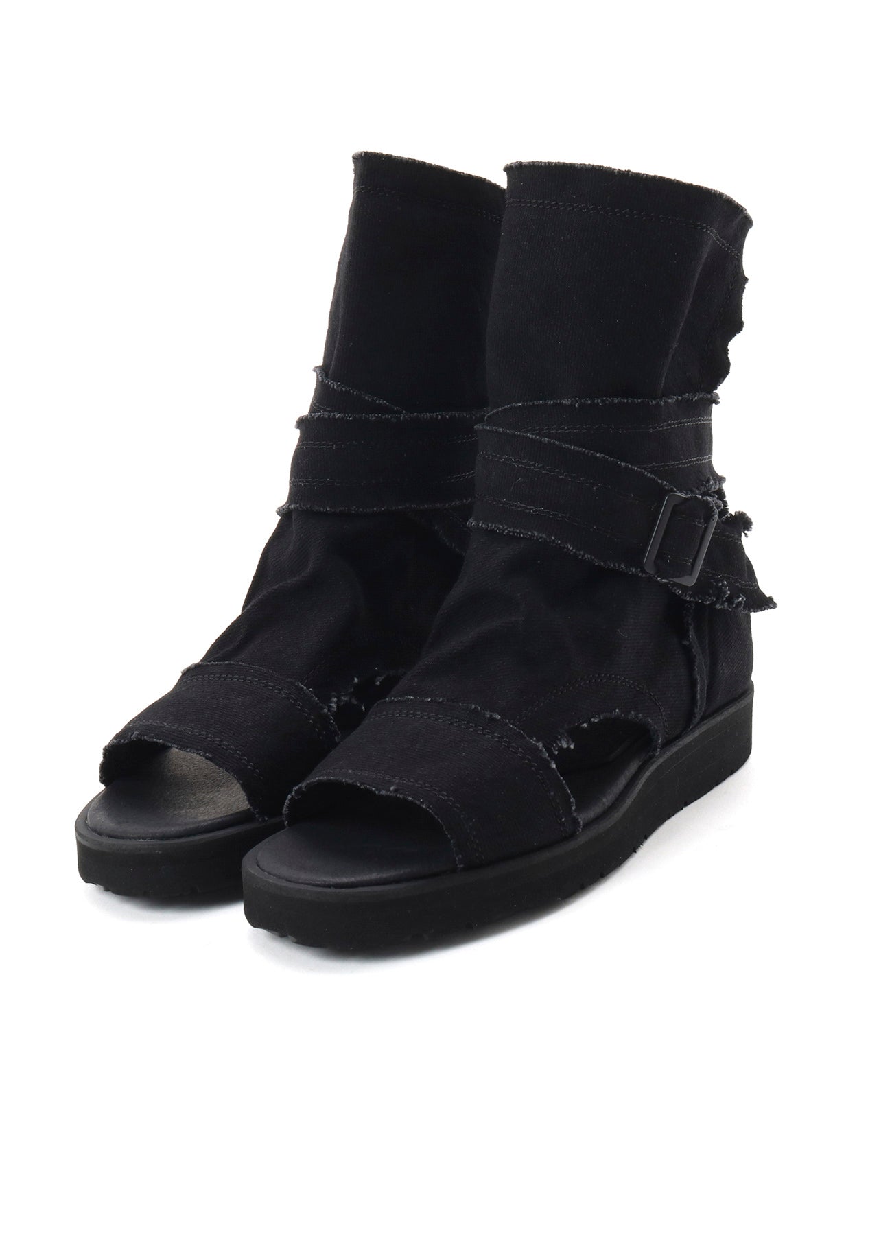 12OZ BIO DENIM OPEN TOE BOOTS – THE SHOP YOHJI YAMAMOTO
