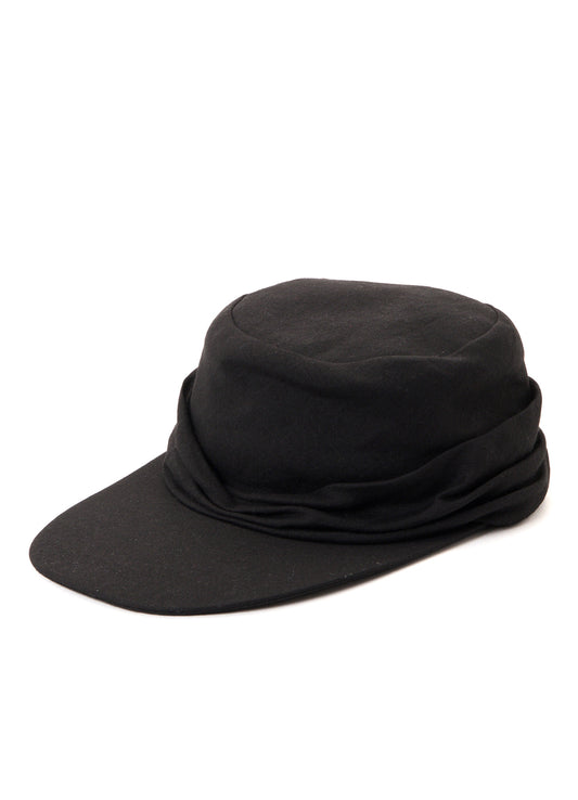 PAPER LINEN CLOTH DRAPED CAP