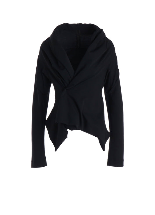 WOOL GABARDINE RAP JACKET